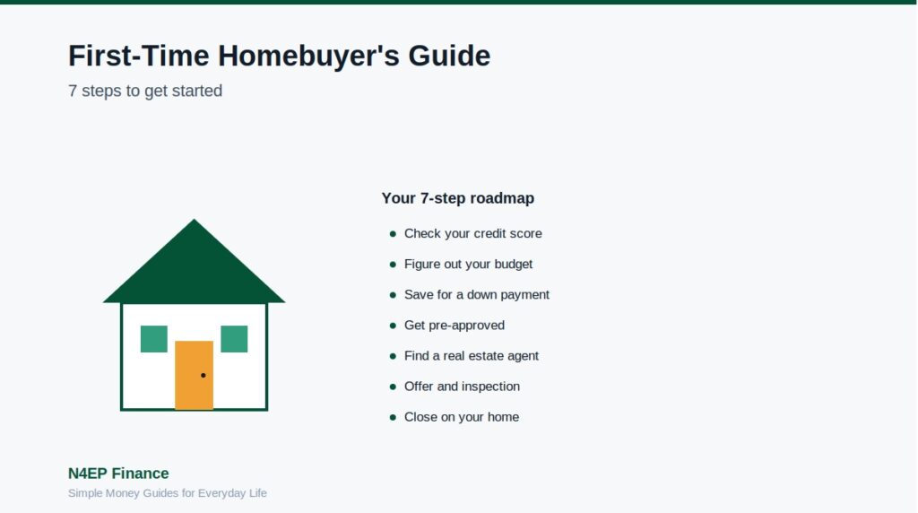 First-time homebuyer holding house keys in front of a new home